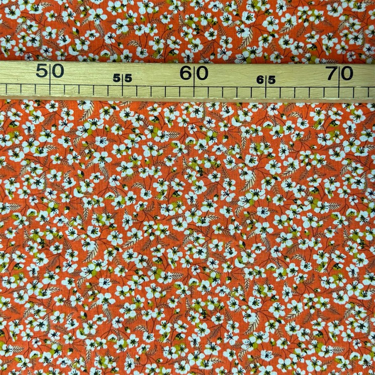 Coton Cretonne Fleuri - Marseille Textiles