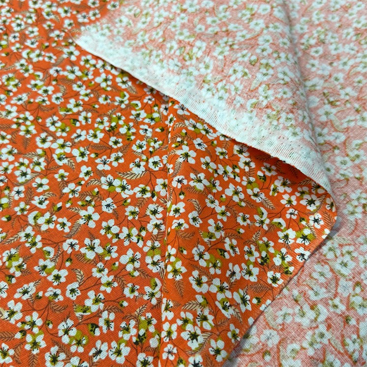 Coton Cretonne Fleuri - Marseille Textiles