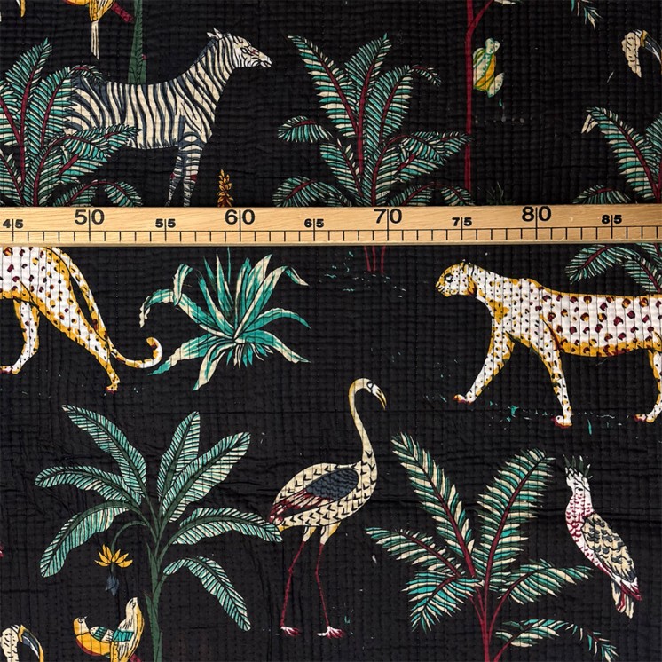 Matelassé imprimé indien - Marseille Textiles