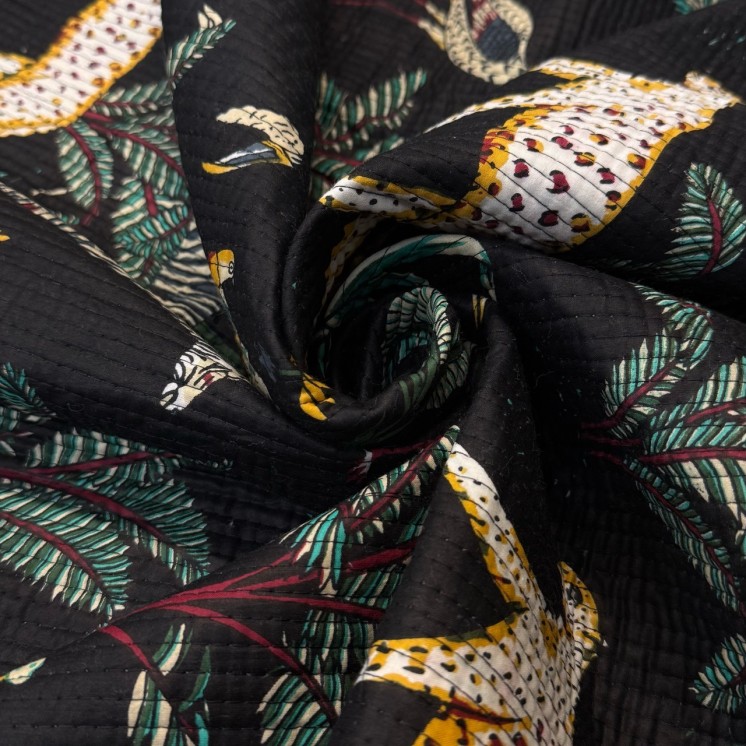 Matelassé imprimé indien - Marseille Textiles