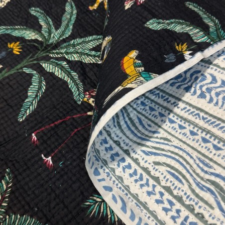 Matelassé imprimé indien - Marseille Textiles