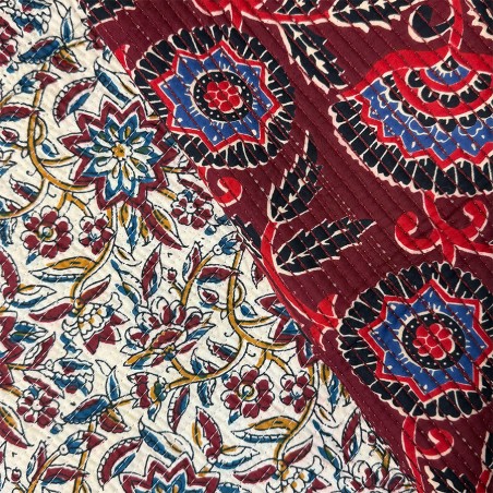 Matelassé imprimé indien - Marseille Textiles