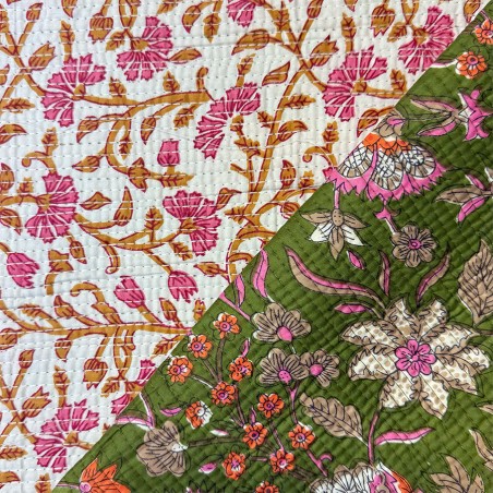 Matelassé imprimé indien - Marseille Textiles