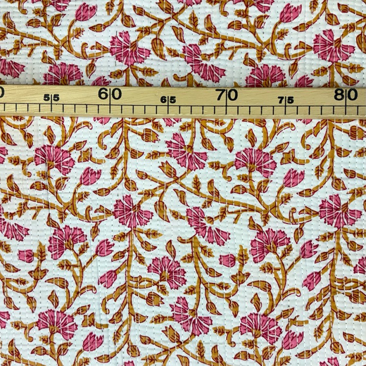 Matelassé imprimé indien - Marseille Textiles