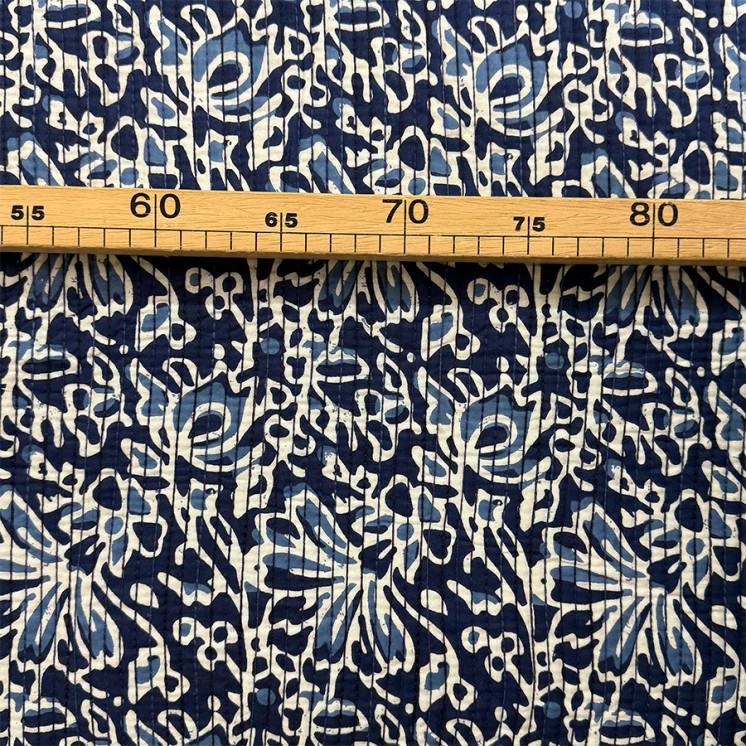 Matelassé imprimé indien - Marseille Textiles