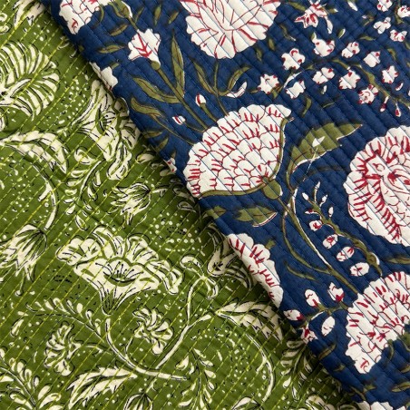 Matelassé imprimé indien - Marseille Textiles