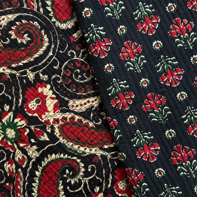 Matelassé imprimé indien - Marseille Textiles