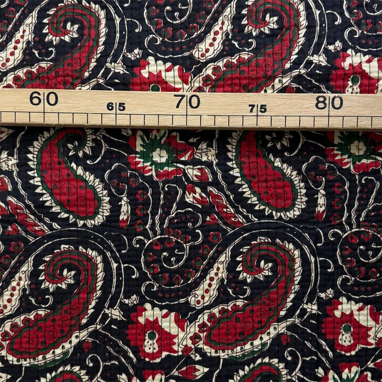 Matelassé imprimé indien - Marseille Textiles