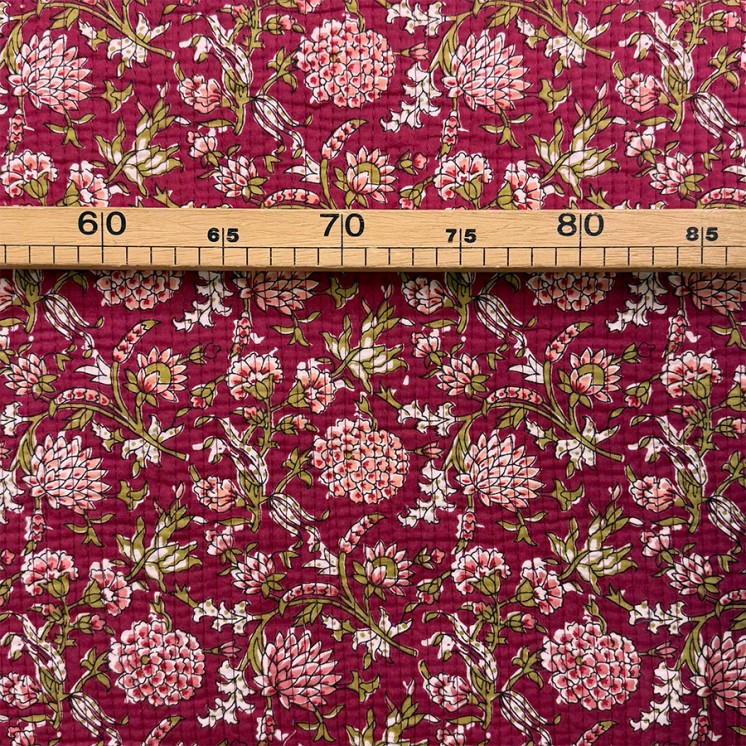 Matelassé imprimé indien - Marseille Textiles
