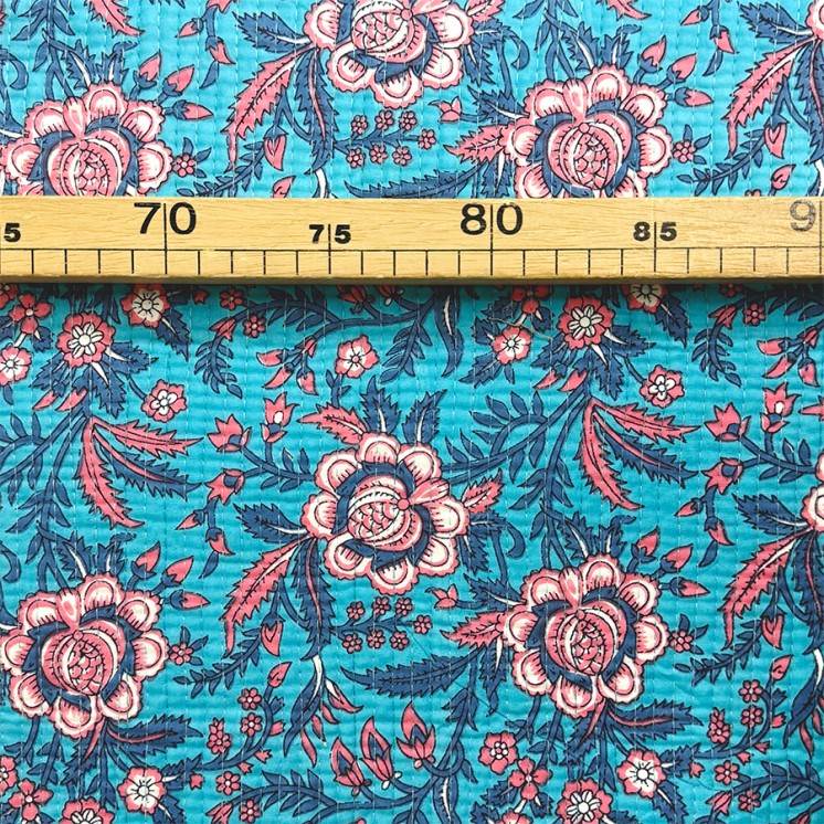 Matelassé imprimé indien - Marseille Textiles