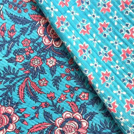 Matelassé imprimé indien - Marseille Textiles