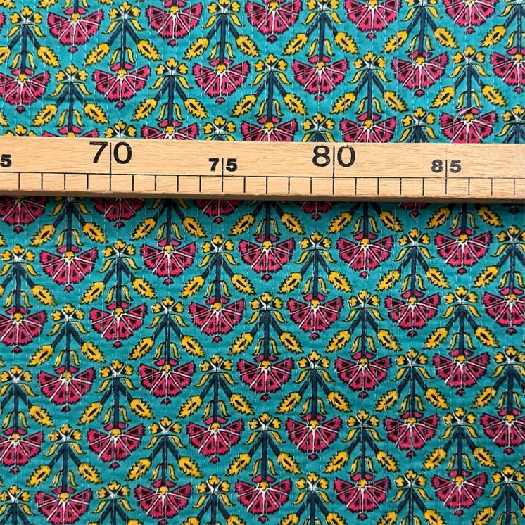 Matelassé imprimé indien - Marseille Textiles