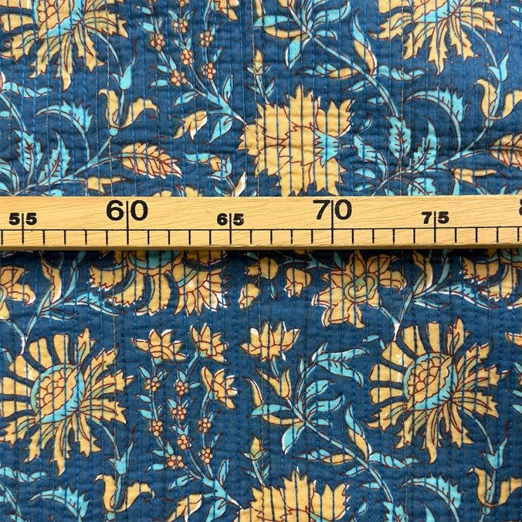 Matelassé imprimé indien - Marseille Textiles