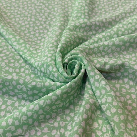 Viscose à fleurs - Marseille Textiles