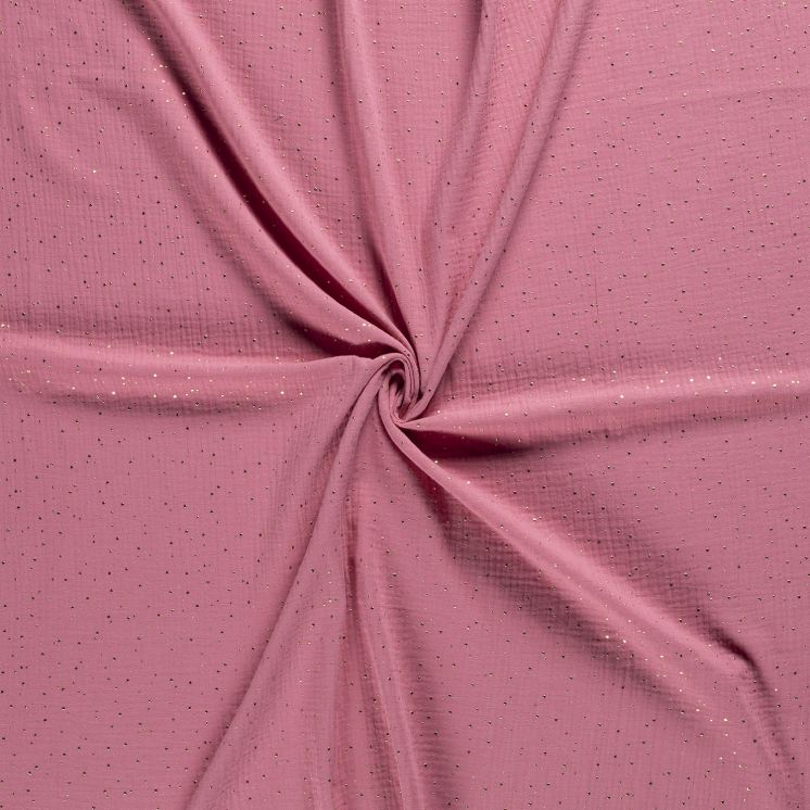 Double Gaze Pailletée Or , Marseille textiles .