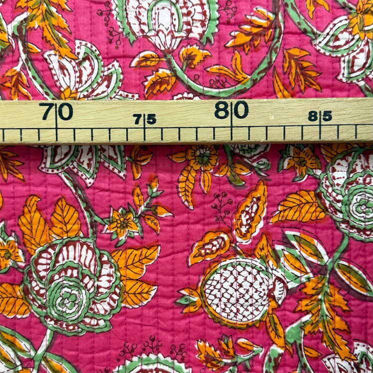 Matelassé imprimé indien - Marseille Textiles