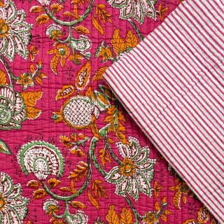 Matelassé imprimé indien - Marseille Textiles