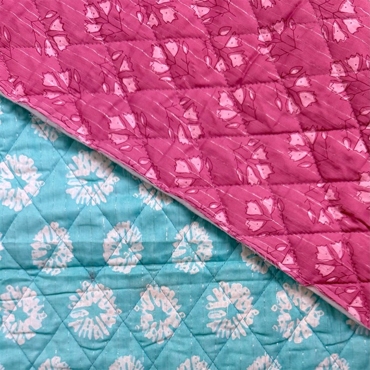 Matelassé imprimé indien - Marseille Textiles