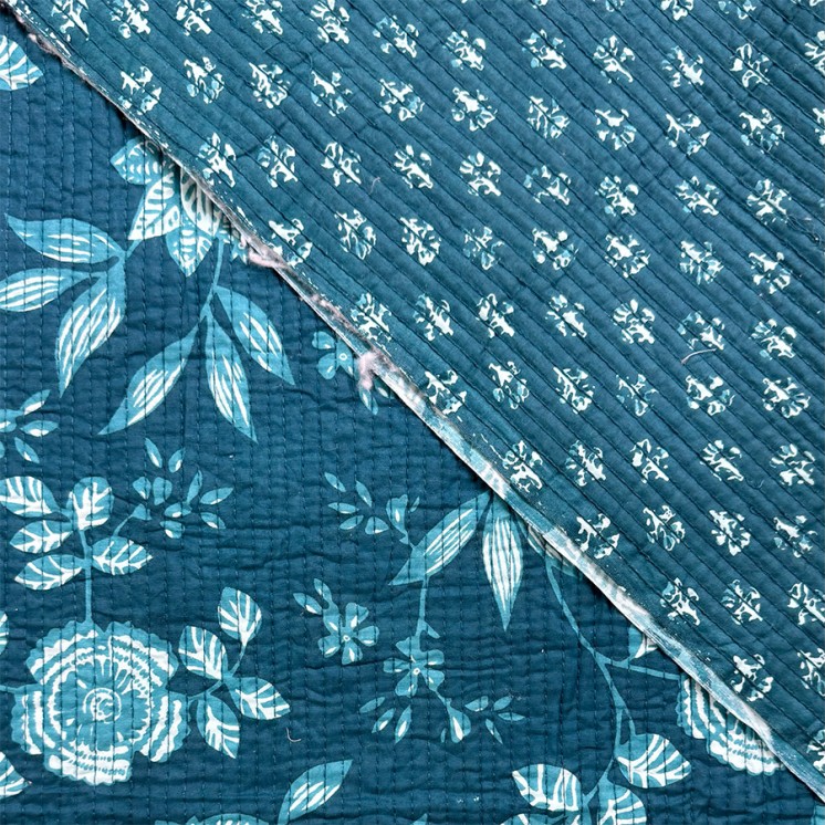 Matelassé imprimé indien - Marseille Textiles
