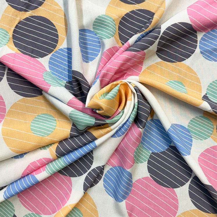 Viscose à Pois - Marseille Textiles