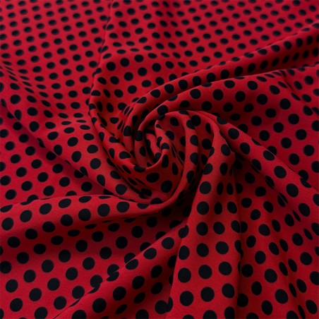 Crêpe Koshibo à pois - Marseille Textiles