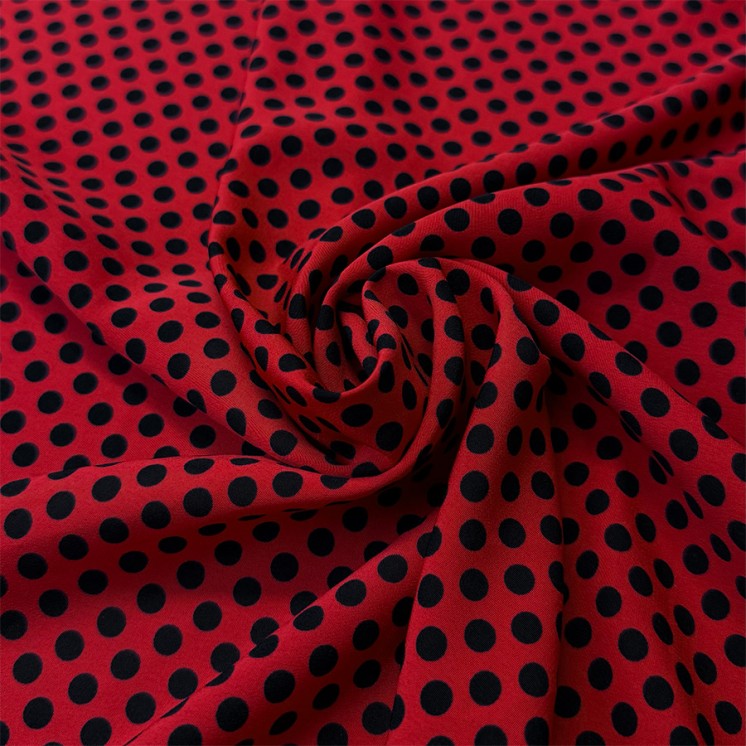 Crêpe Koshibo à pois - Marseille Textiles