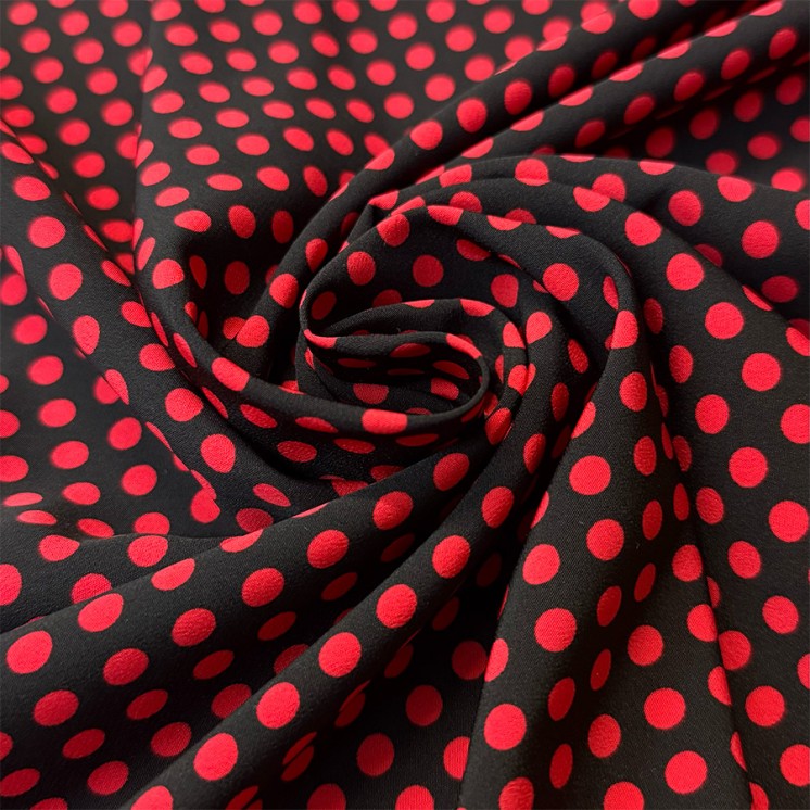 Crêpe Koshibo à pois - Marseille Textiles