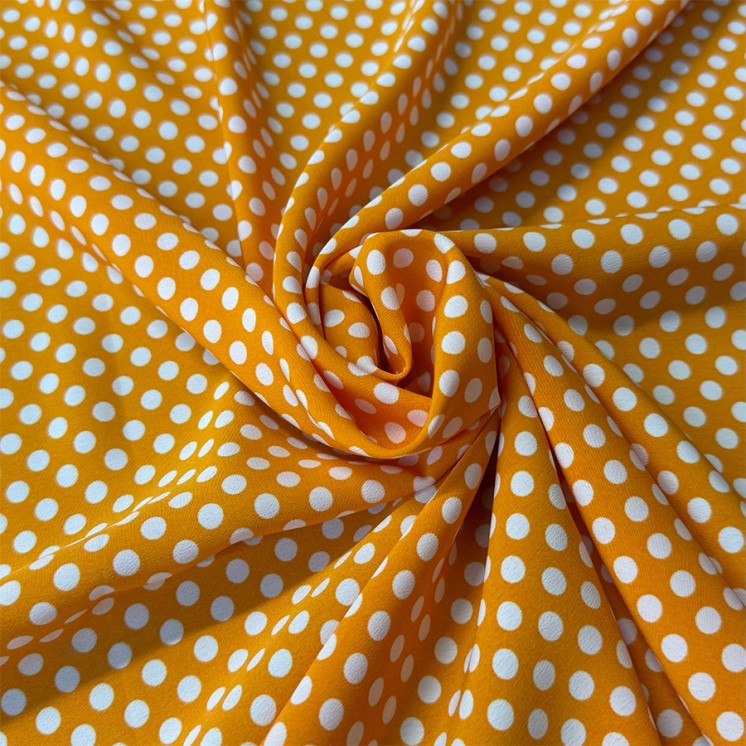 Crêpe Koshibo à pois - Marseille Textiles
