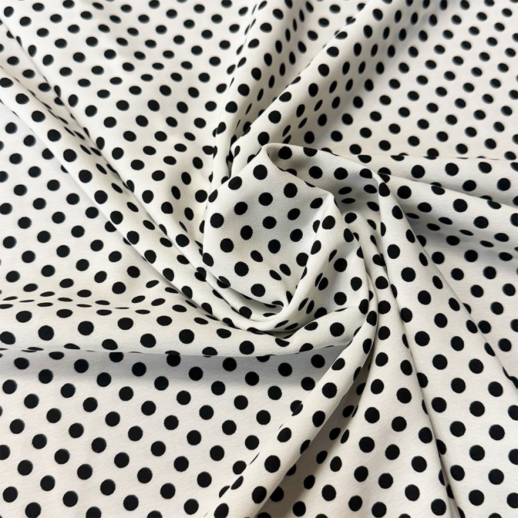 Crêpe Koshibo à pois - Marseille Textiles
