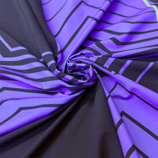 Lycra motifs géométrique - Marseille Textiles