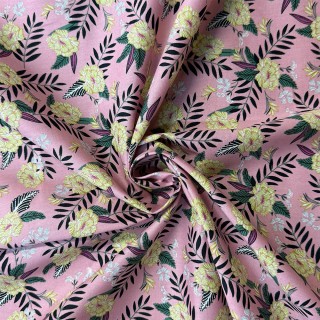 Coton imprimé Tropical- Marseille Textiles