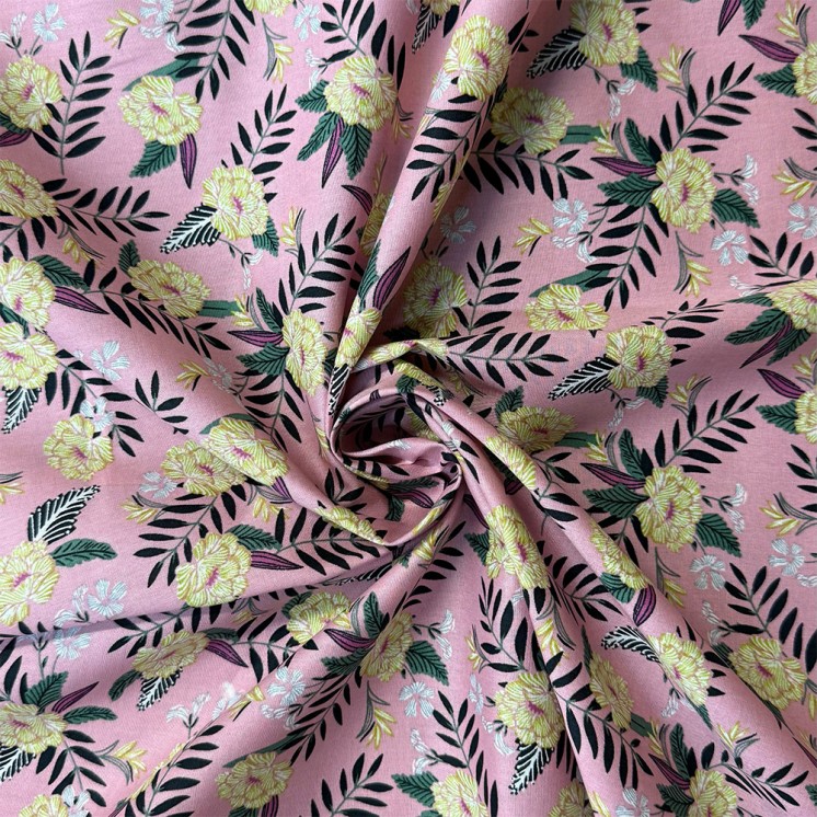 Coton imprimé Tropical- Marseille Textiles