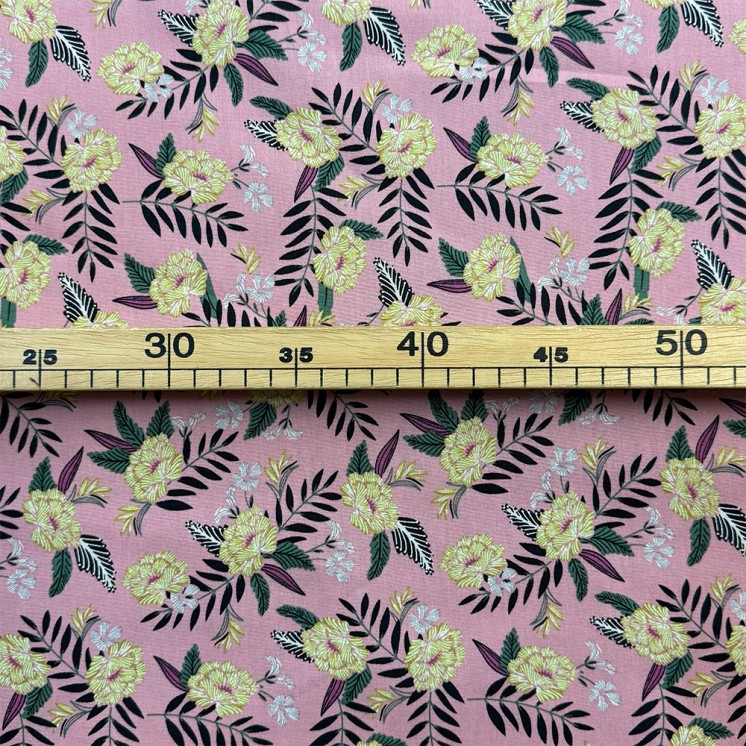 Coton imprimé Tropical- Marseille Textiles