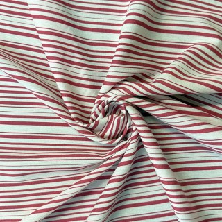 Voile de Coton rayé - Marseille Textiles