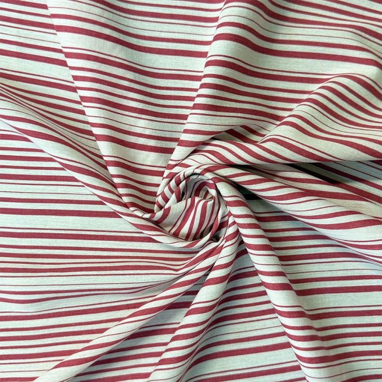 Voile de Coton rayé - Marseille Textiles