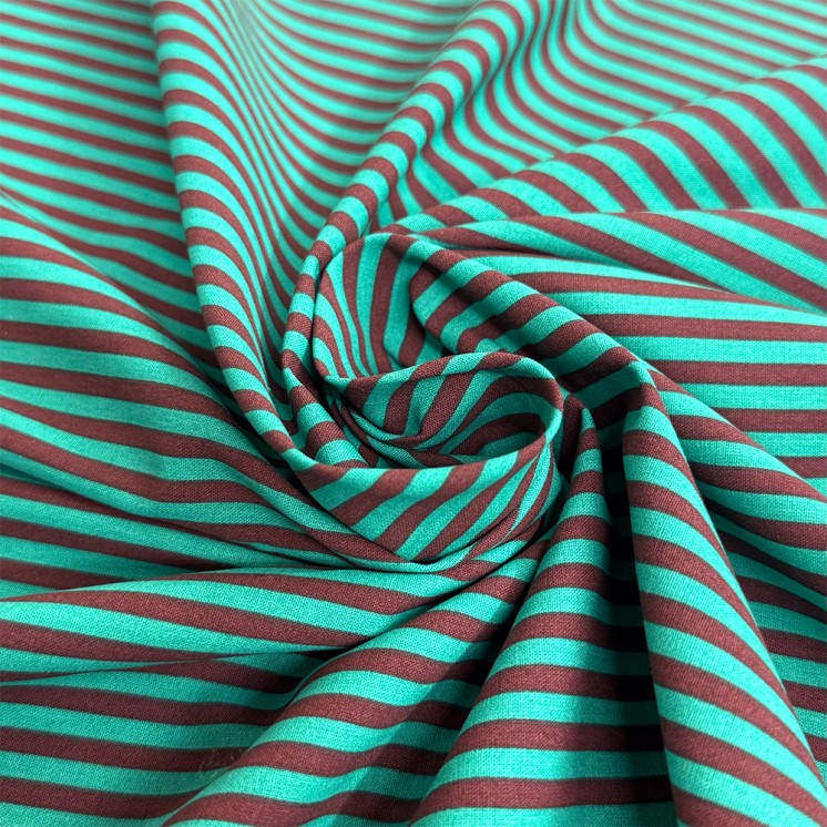 Coton Rayé Oeko-Tex - Marseille Textiles
