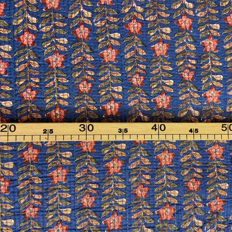 Matelassé imprimé indien - Marseille Textiles
