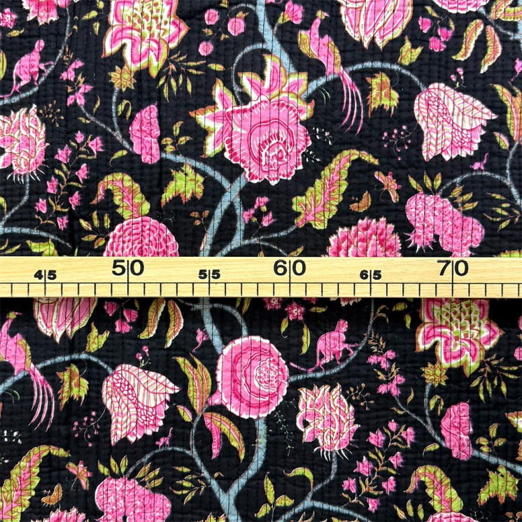 Matelassé imprimé indien - Marseille Textiles