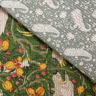 Matelassé imprimé indien - Marseille Textiles