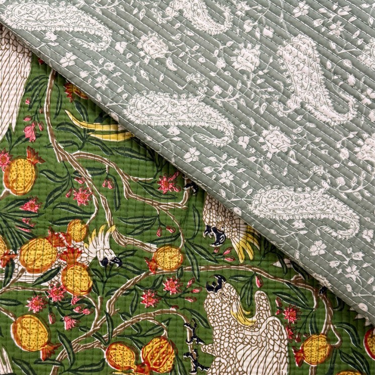 Matelassé imprimé indien - Marseille Textiles