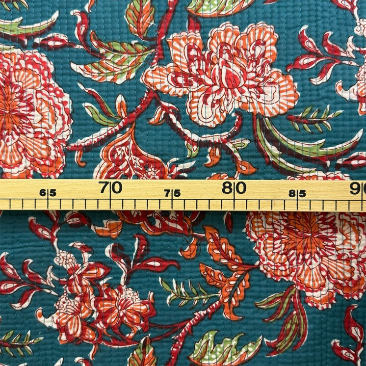 Matelassé imprimé indien - Marseille Textiles