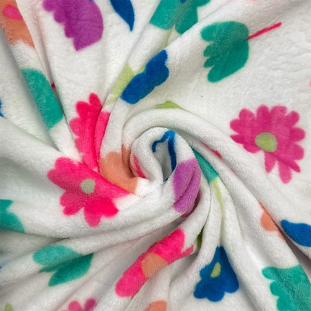 Polaire Doudou Fleurs - Marseille Textiles