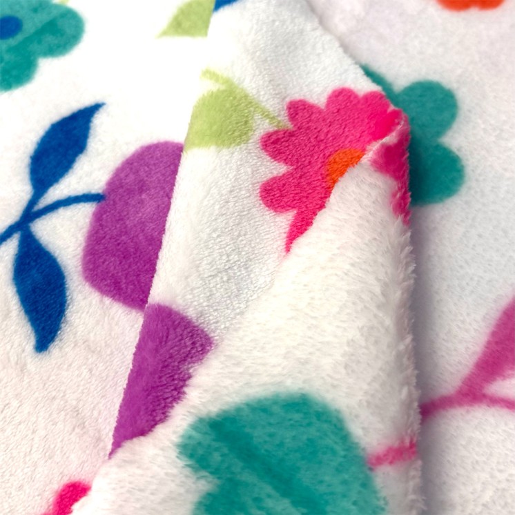 Polaire Doudou Fleurs - Marseille Textiles