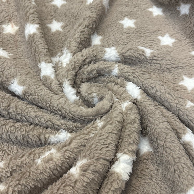 Tissu effect Fourrure Sherpa - Marseille Textiles