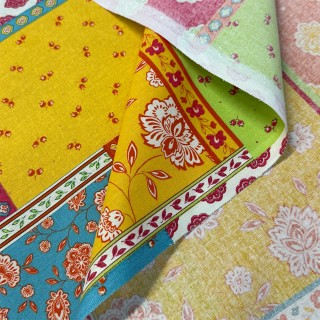 Cretonne Motif Patchwork - Marseille Textiles