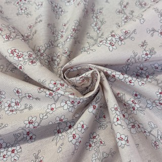 Cretonne Motif Fleurs de Cerisiers - Marseille Textiles