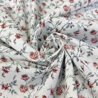 Cretonne Motifs Petites Fleurs - Marseille Textiles