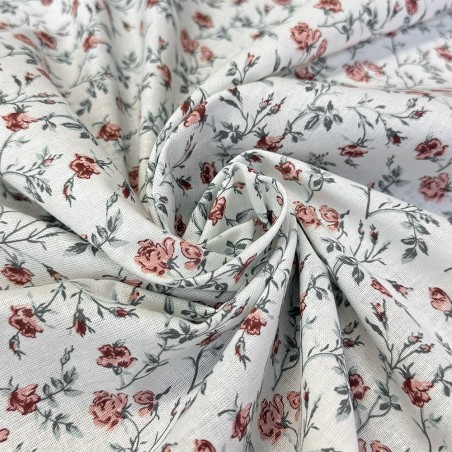 Cretonne Motifs Petites Fleurs - Marseille Textiles