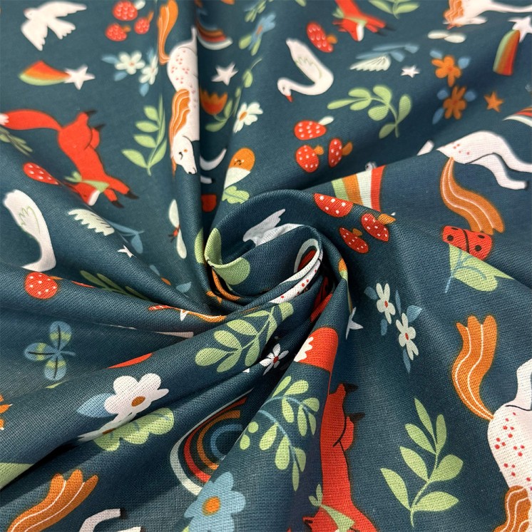 Cretonne Motifs Bols Japonais - Marseille Textiles