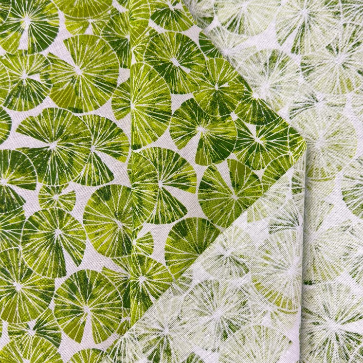 Cretonne Motifs Nénuphars - Marseille Textiles